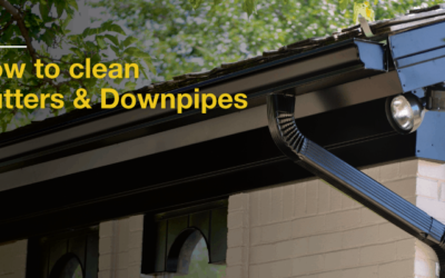 How to Clean Gutters and Downpipes