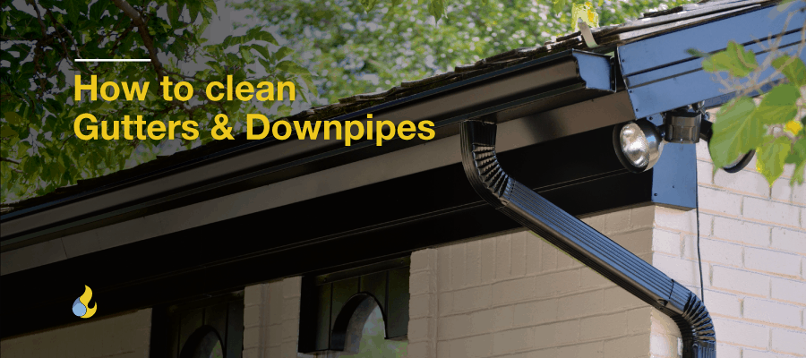 How to Clean Gutters and Downpipes